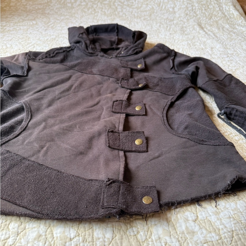 Men’s 2013 AD Black Burningman Hooded Jacket - Picture 2 of 6